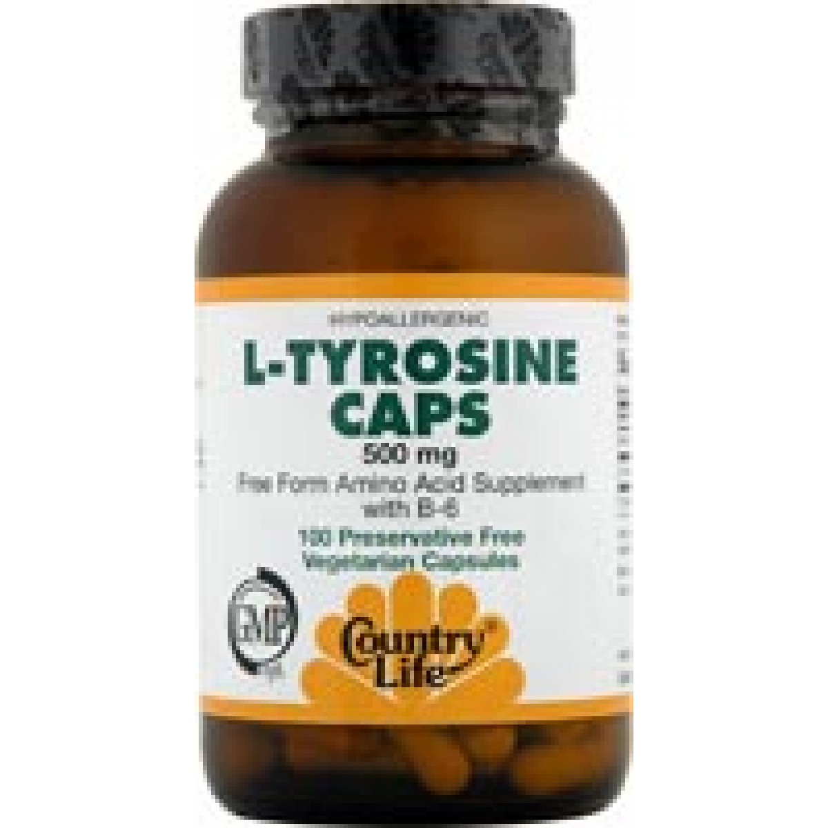 LTYROSINE 500 MG W/ B6 100 VCAPS Natures Health Shoppe