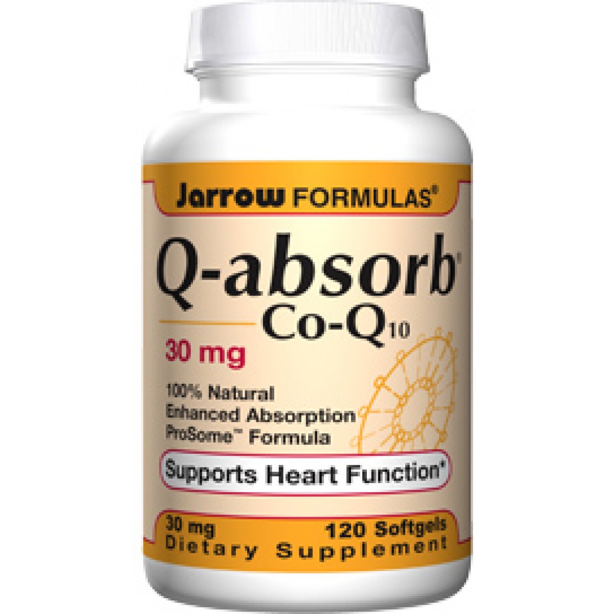 QABSORB COQ10 30 MG. 120 SGEL Irwin Naturals Manufacturers