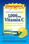 EMERGEN C LEMON LIME 30 PACKETS