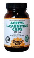 ACETYL L-CARNITINE 500 MG W/B-6 60 V-CAPS