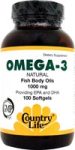 OMEGA 3 FISHBODY OILS 1000 MG 100 S-GELS