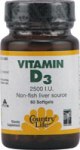 VITAMIN D-3 2500 IU 60 SGEL