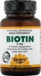 BIOTIN 5 MG SUPER POTENCY 60 V-CAPS
