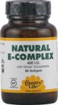 NATURAL VITAMIN E COMPLEX 400 IU 90 S-GELS