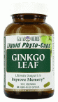 GINKGO LEAF 60 LIQUID PHYTO VCAPS