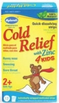 COLD RELIEF W/ZINC 4 KIDS 12 STRIPS