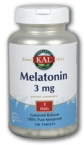 MELATONIN 3 MG / SUST REL120 TABS