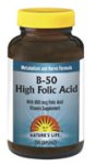 HIGH FOLIC ACID B 50 100CAPS