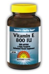 VIT E 800IU NATURAL UNESTERFIED TOCOPH 100SOFTGELS