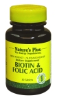 BIOTIN FOLIC ACID SUST.  RELEASE 30 TABS