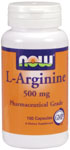 L Arginine 500mg 100caps