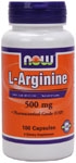 L ARGININE 500 MG 100 CAPS PER 1