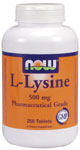 Lysine 500mg 250caps