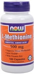 L METHIONINE 500MG 100CAPS