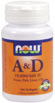 Vit A D 25000 1000iu 100softgels