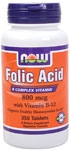 Folic Acid With B 12 800mcg 250 Tabs