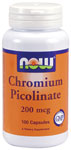 Chromium Picolinate 200mcg 100caps