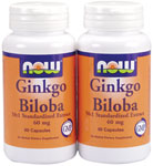 Ginko Biloba Stand 60mg Twinpak 120caps