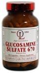 GLUCOSAMINE SULFATE 670 MG 100 CAPS