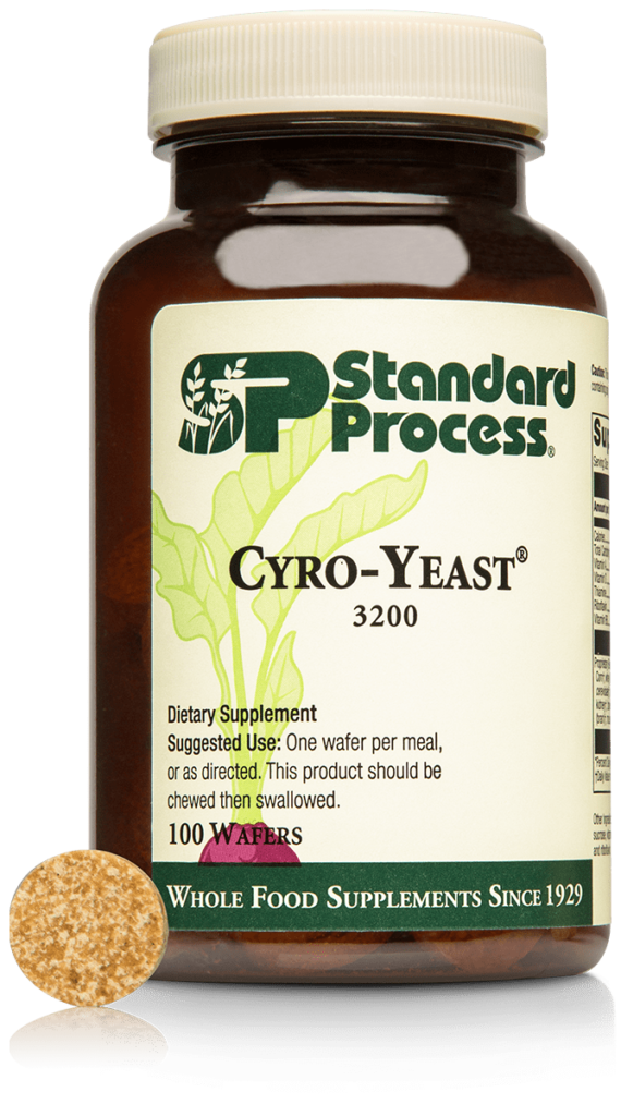STANDARD PROCESS CYROYEAST 3200 100 WAFERS Natures Health Shoppe