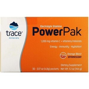 TRACE MINERALS POWER PAK ORANGE 30 PACK