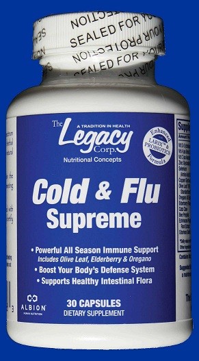 LEGACY C AND F SUPREME (FORMERLY COLD AND FLU SUPREME) 30 CAPSULES 