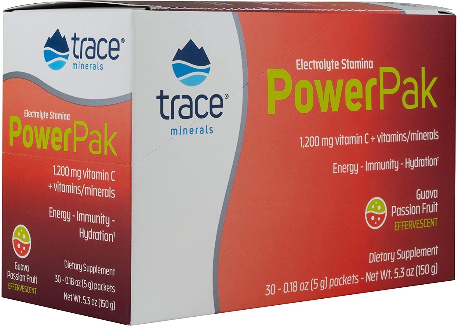 TRACE MINERALS POWER PAK GUAVA PASSION 30 PACK 