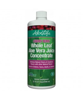 ALOELIFE CHERRY BERRY WHOLE LEAF ALOE CONCENTRATE 32 OZ.