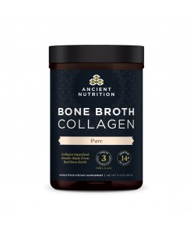 ANCIENT NUTRITION DR AXE BONE BROTH PROTEIN PURE 17.8 OZ.