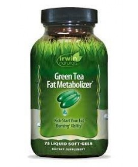 IRWIN NATURALS GREEN TEA FAT METABOLIZER 75 LIQUID SOFT-GELS