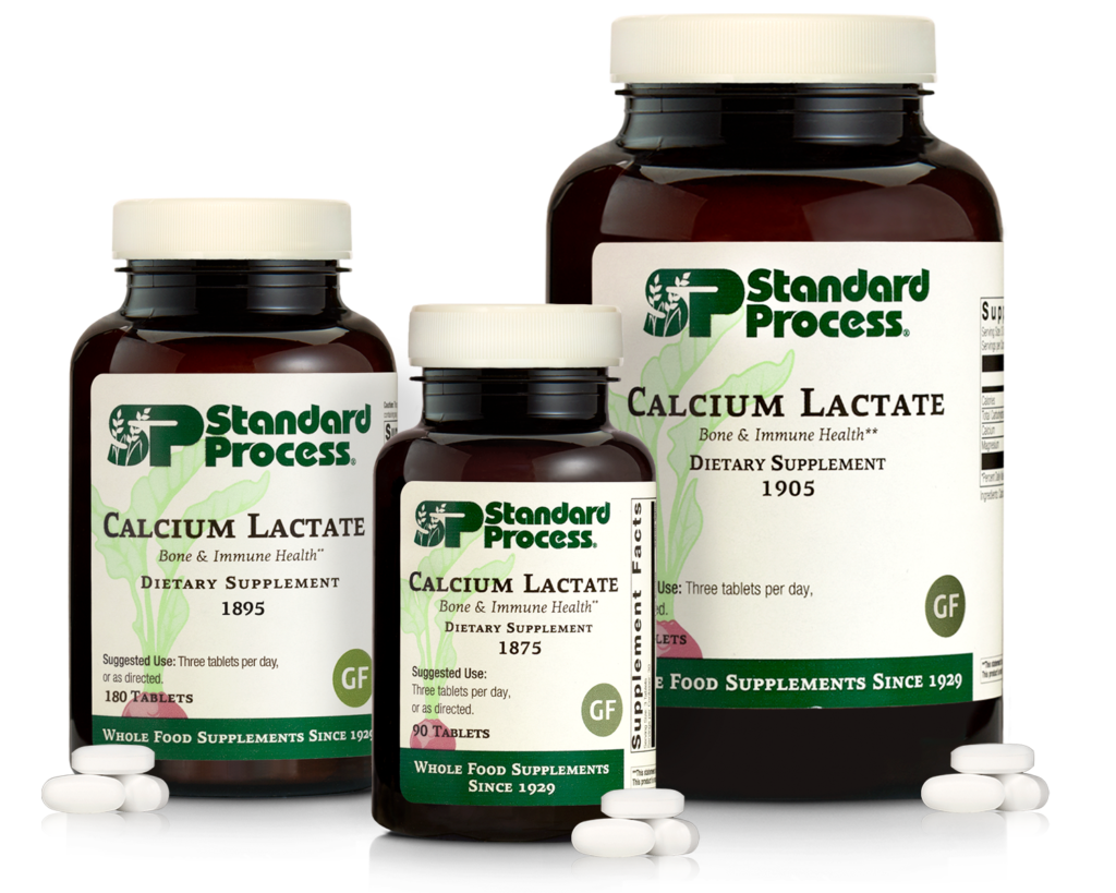 STANDARD PROCESS CALCIUM LACTATE 1905 360 TABLETS Natures Health