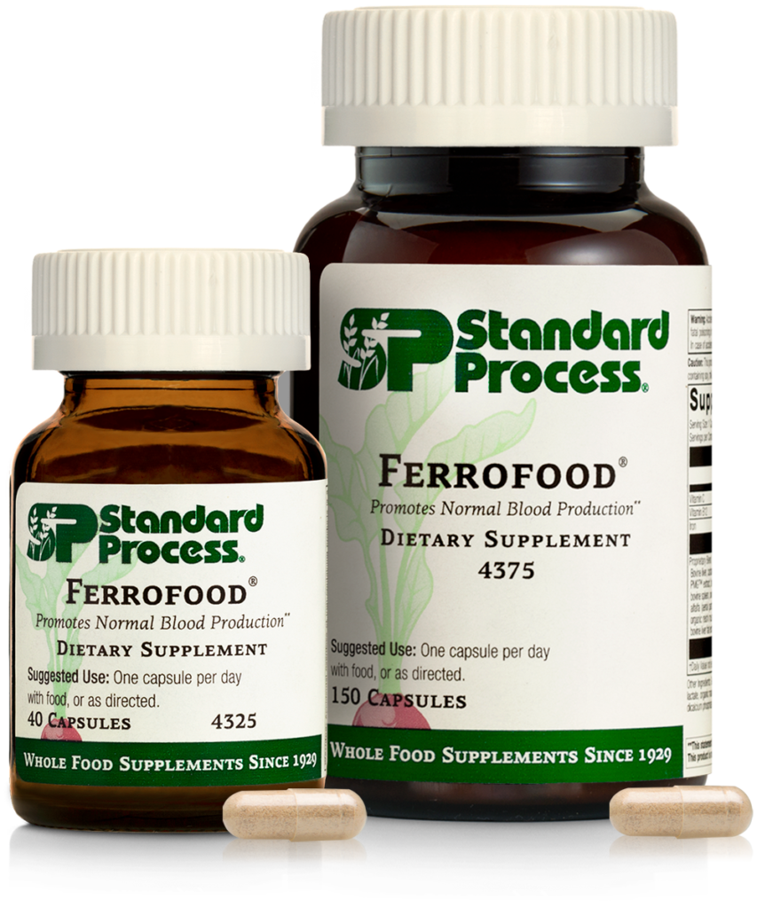STANDARD PROCESS FERROFOOD 4325 40 CAPSULES Natures Health Shoppe