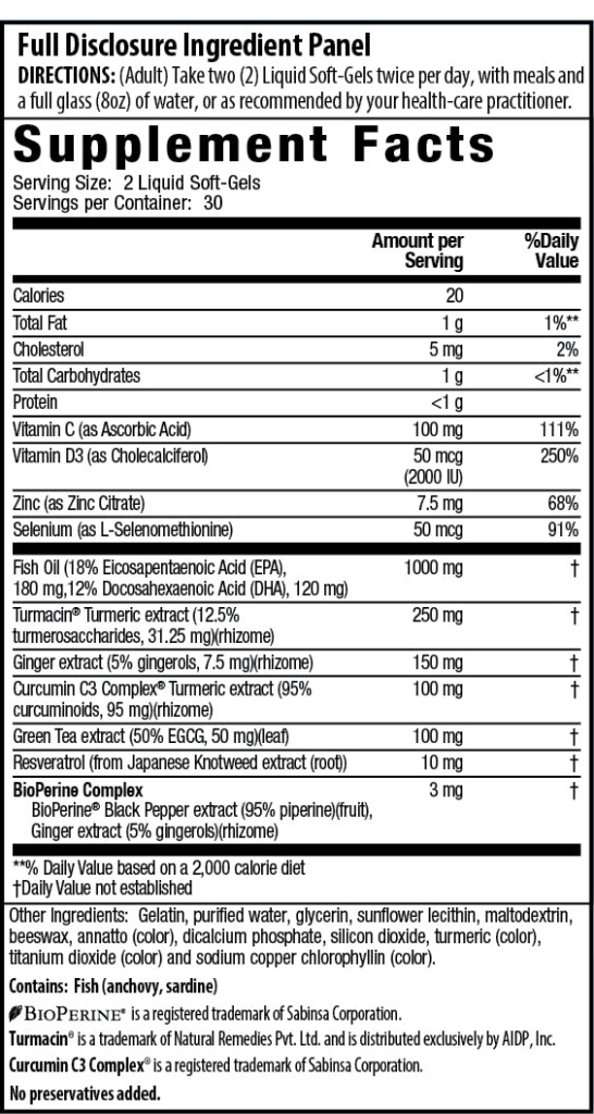 Inflamma Less IRWIN NATURALS Inflamma-Less With Turmacin Extract, Extra-Strength, 60 ...